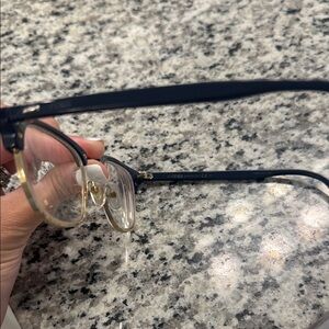 Fendi Navy and Gold Women's Eyeglasses